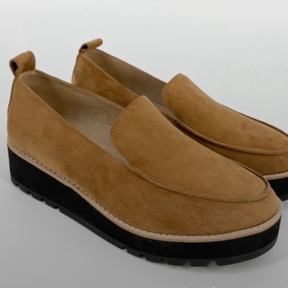 Eileen Fisher Ells Suede Loafers, 6